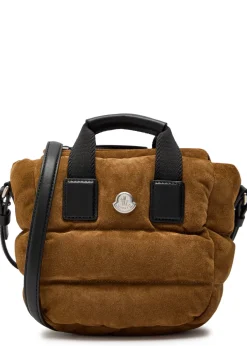 Caradoc micro suede cross-body bag