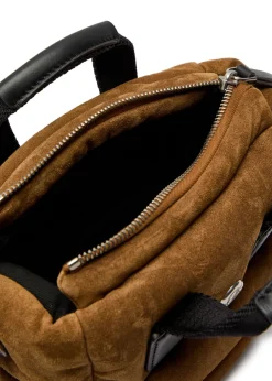 Caradoc micro suede cross-body bag
