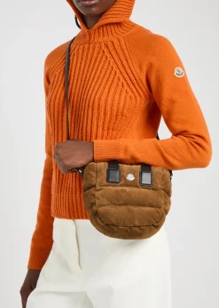 Caradoc micro suede cross-body bag