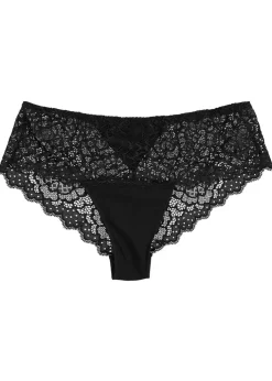 Caresse black lace briefs