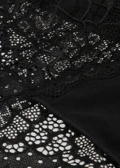 Caresse black lace briefs