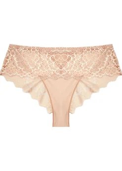 Caresse blush lace briefs