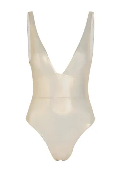 Caribbean V-neck swimsuit