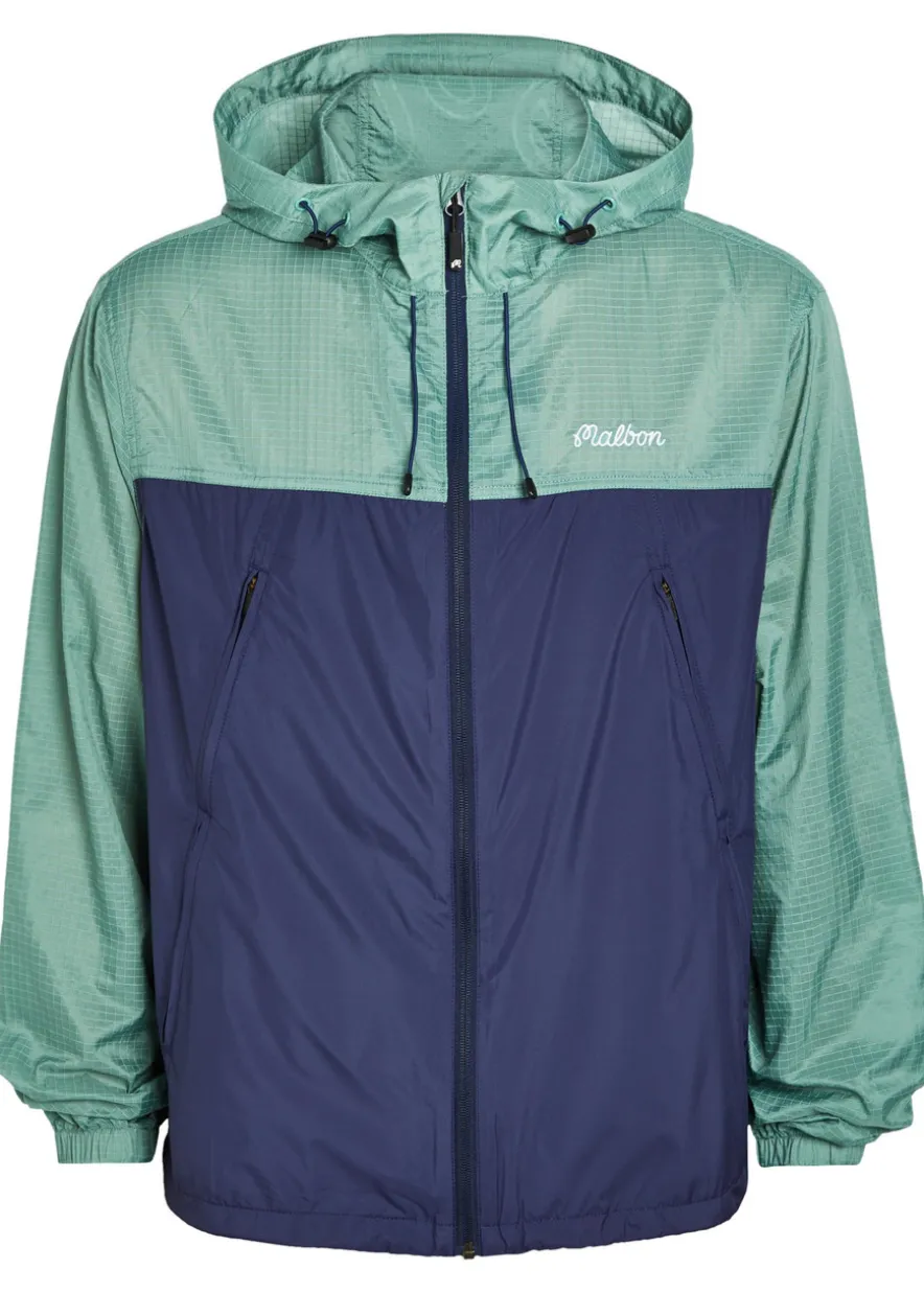 Caribe logo hooded shell jacket