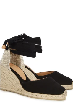 Carina 80 canvas wedge espadrilles