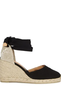 Carina 80 canvas wedge espadrilles