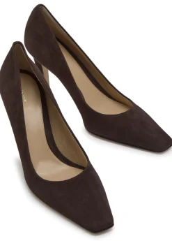 Carla 80 suede pumps