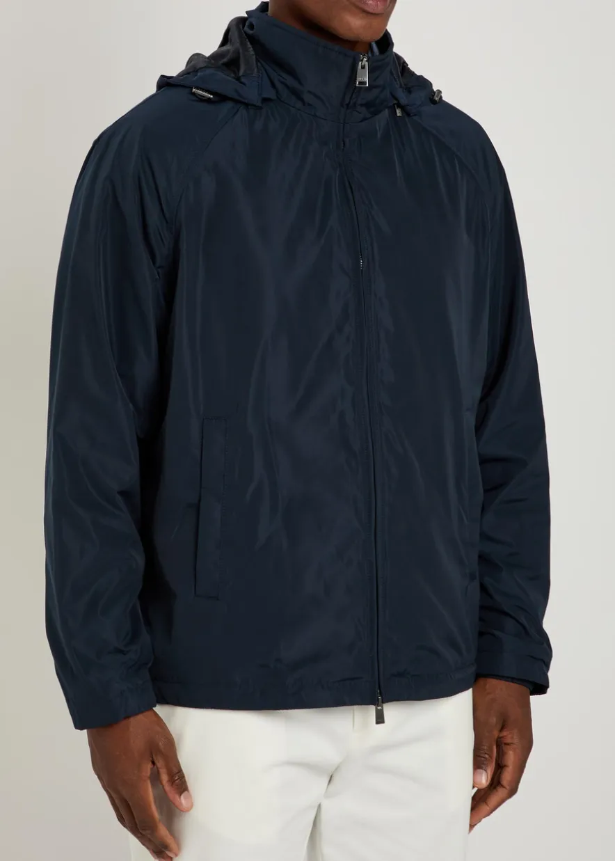 Carlen hooded shell jacket
