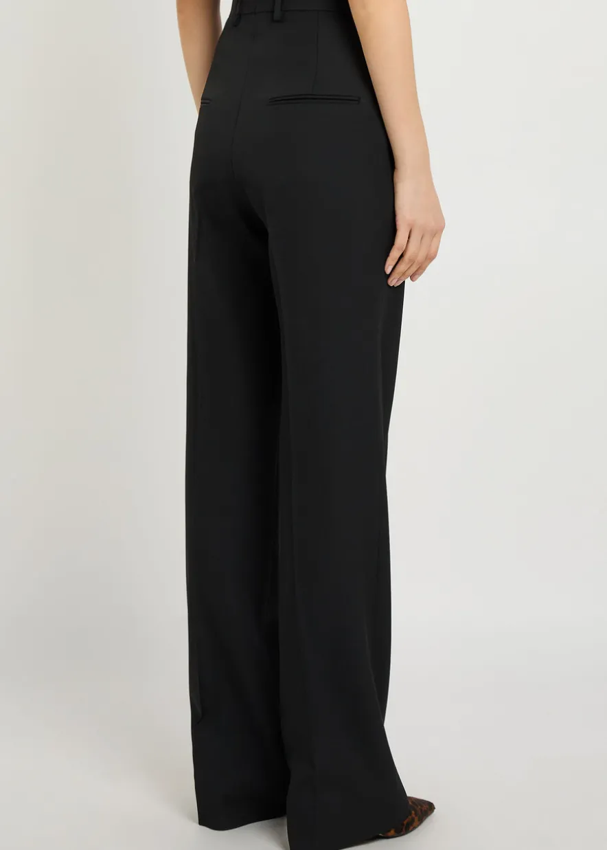 Carlo straight-leg wool trousers