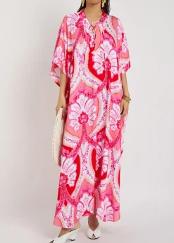 Carlotte printed woven maxi dress