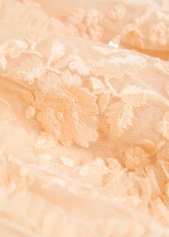 Carmen ruffled tulle gown