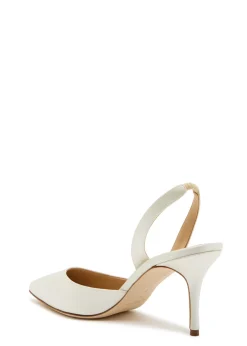Carolyne 70 satin slingback pumps