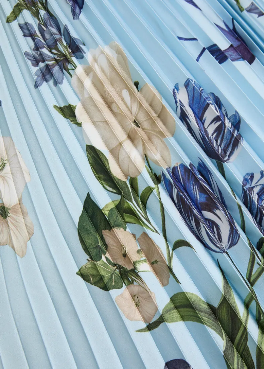 Carolyn floral-print crepe and satin maxi dress