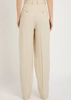 Carolyn straight-leg twill trousers