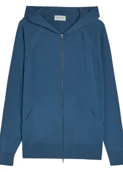 Carty hooded merino wool jumper