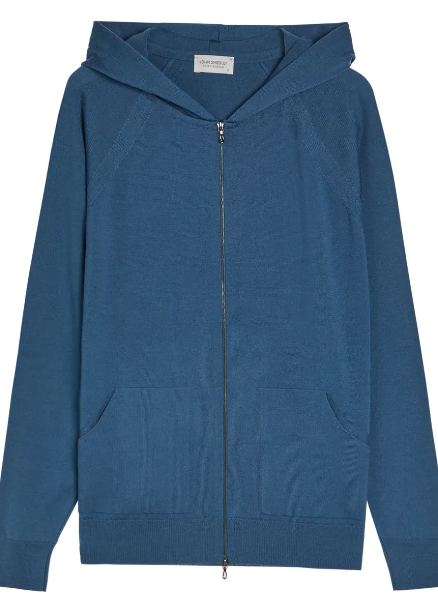 Carty hooded merino wool jumper