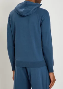 Carty hooded merino wool jumper