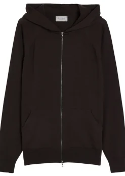 Carty hooded merino wool jumper
