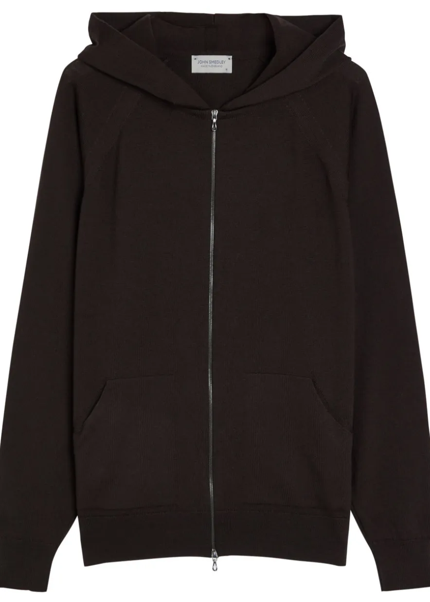 Carty hooded merino wool jumper