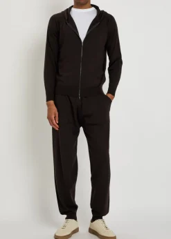 Carty hooded merino wool jumper