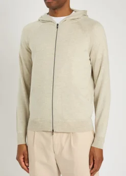 Carty hooded merino wool sweatshirt
