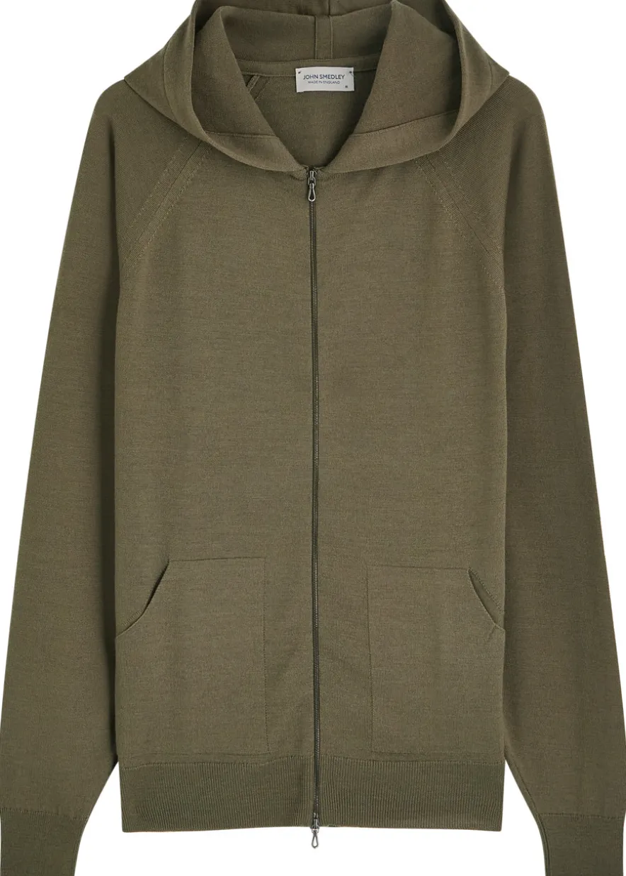 Carty hooded wool sweatshirt
