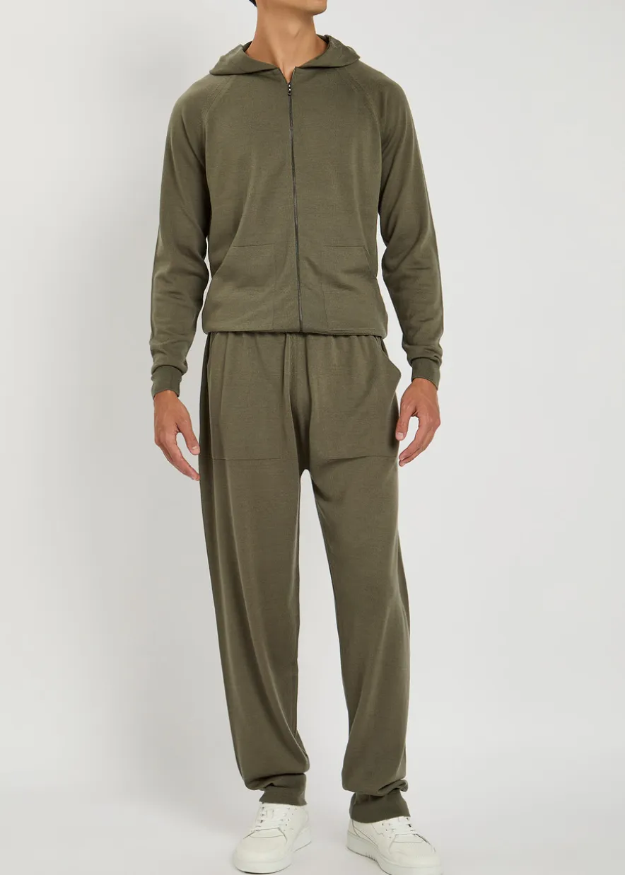 Carty hooded wool sweatshirt