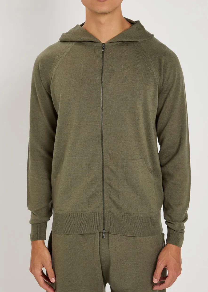Carty hooded wool sweatshirt