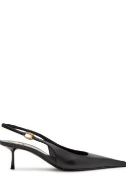 Casabiva 50 leather slingback pumps