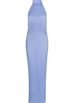 Casablanca sequin embellished stretch-mesh maxi dress