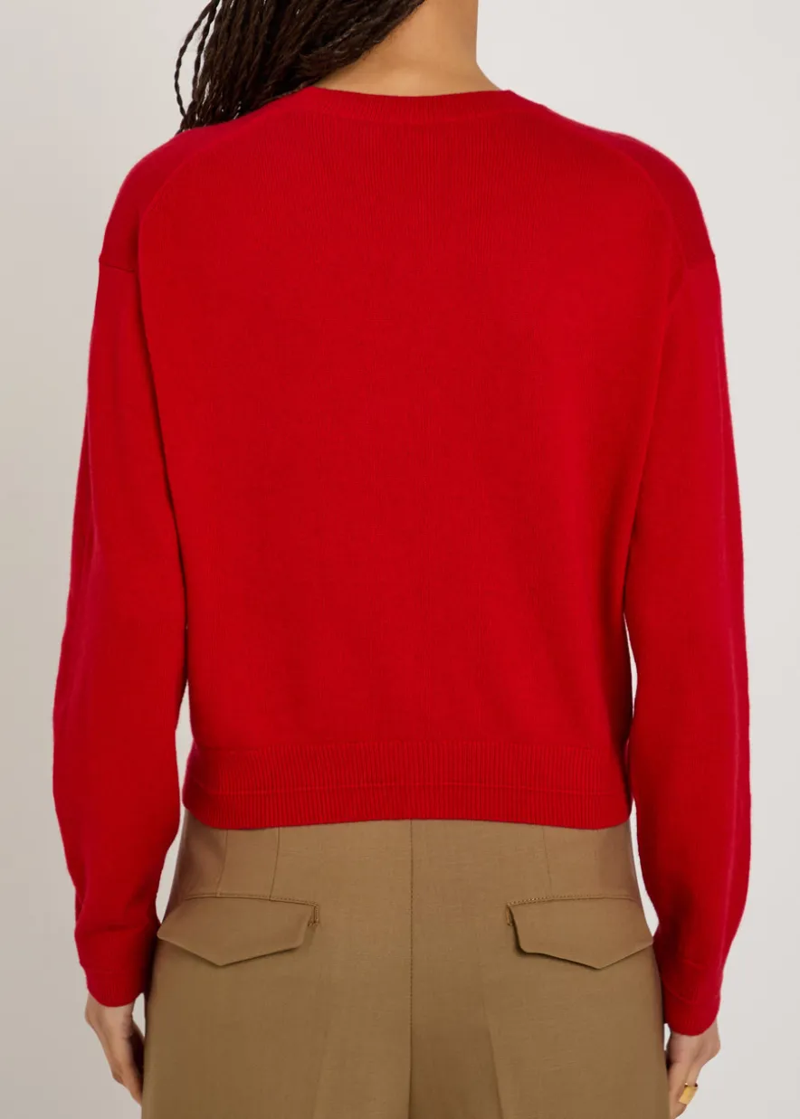 Cashmere and cotton-blend cardigan