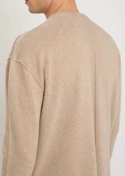Cashmere and wool-blend jumper