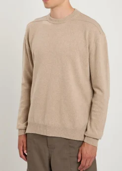 Cashmere and wool-blend jumper