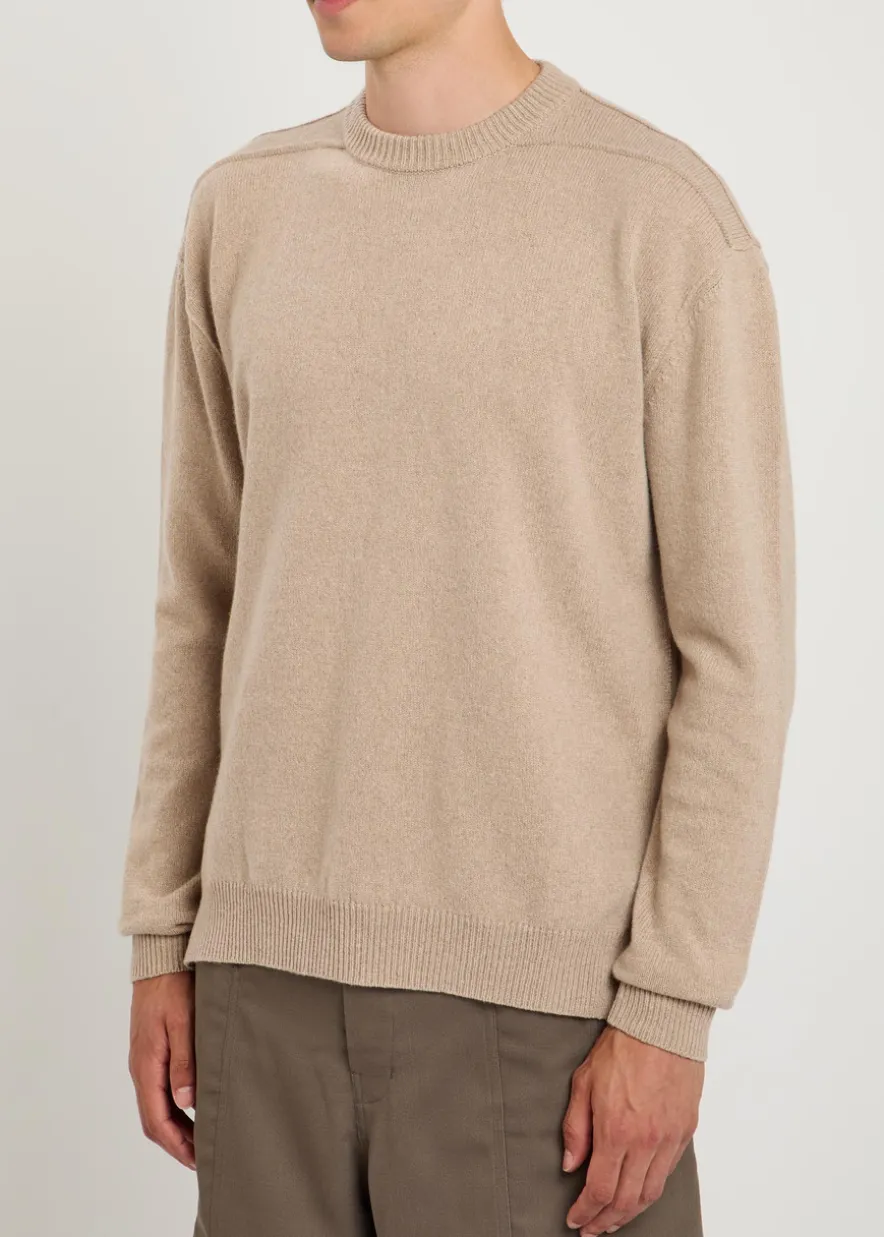 Cashmere and wool-blend jumper