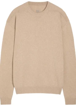 Cashmere and wool-blend jumper