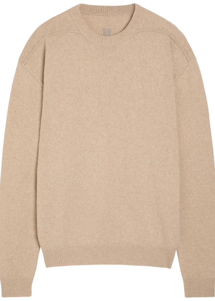 Cashmere and wool-blend jumper
