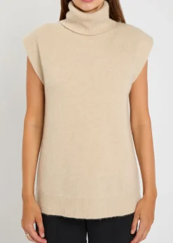 Cashmere-blend vest