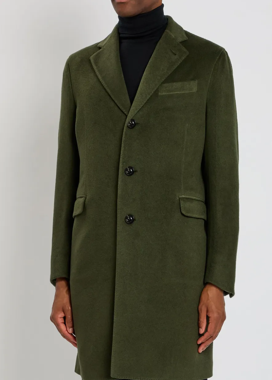 Cashmere long coat