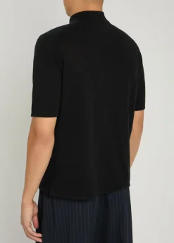 Cashmere polo shirt