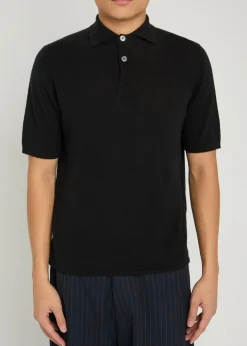 Cashmere polo shirt
