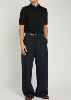 Cashmere polo shirt