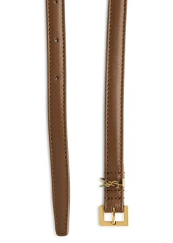 Cassandre Extra Thin logo leather belt