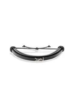 Cassandre logo leather bracelet