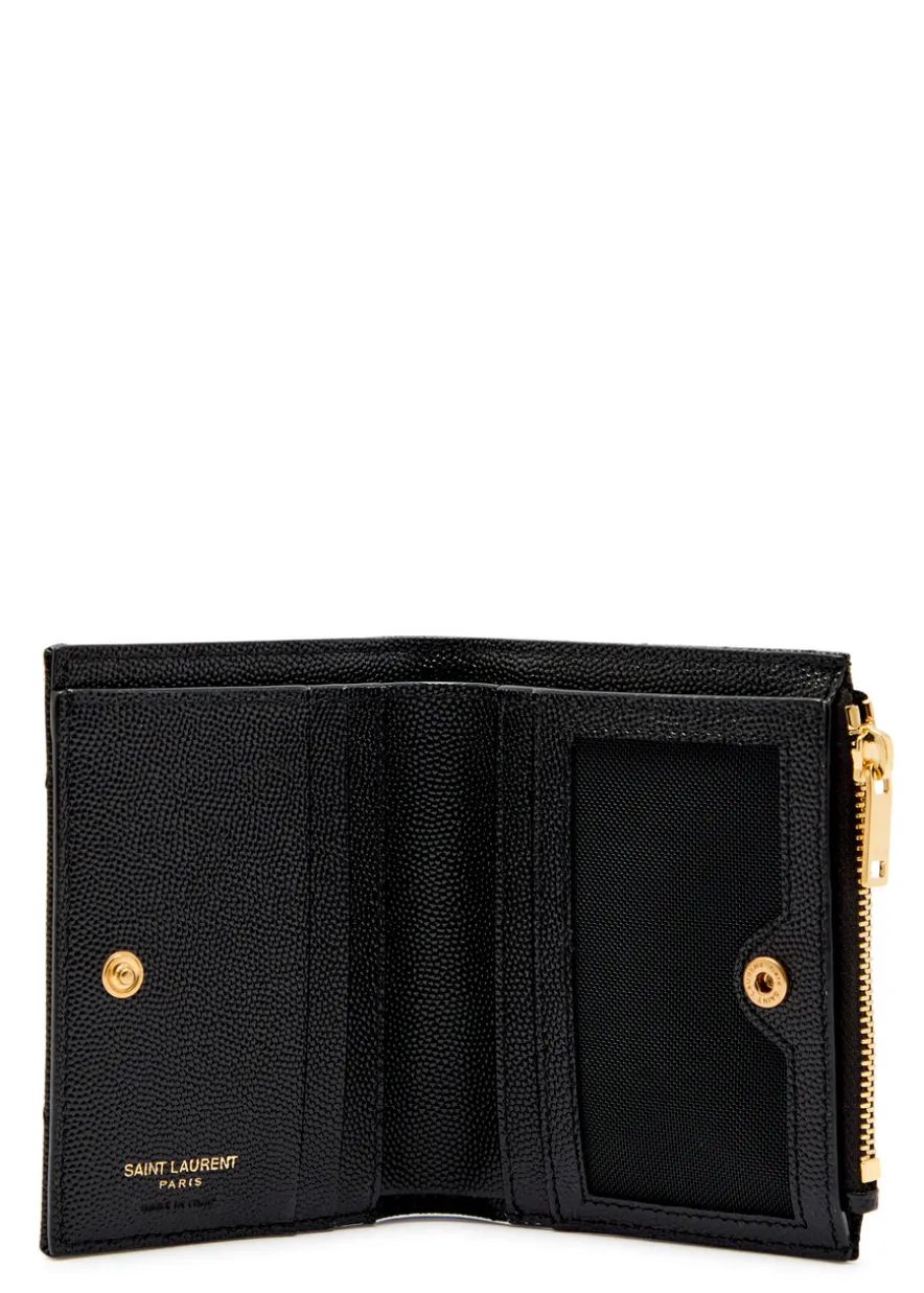 Cassandre pebbled leather wallet
