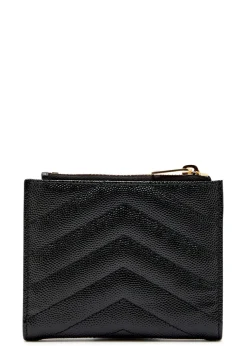 Cassandre pebbled leather wallet