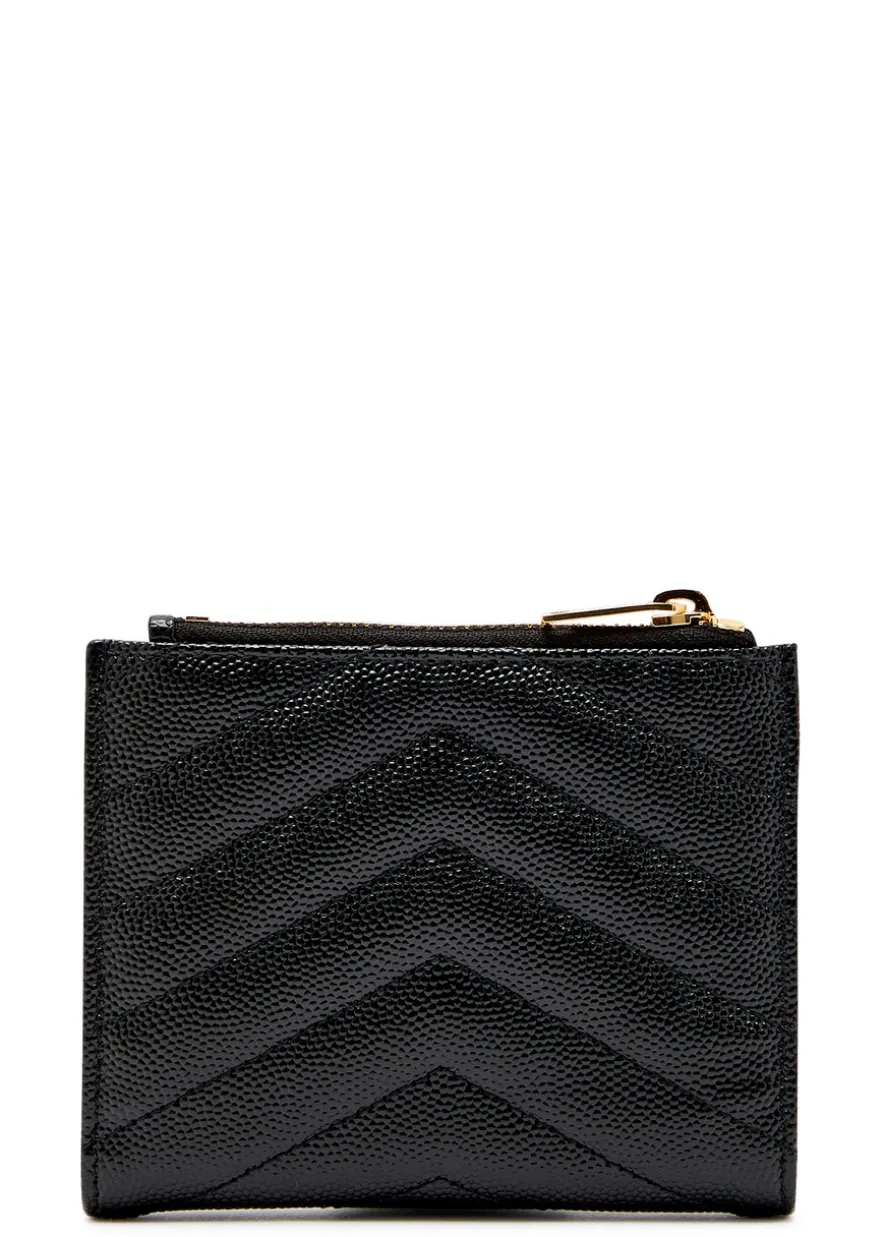 Cassandre pebbled leather wallet