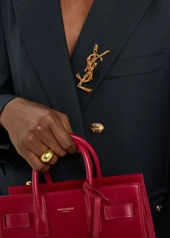 Cassandre stone-embellished brooch