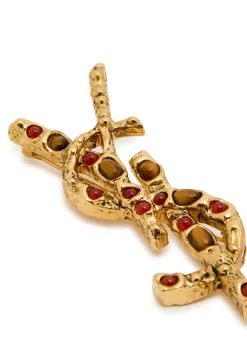 Cassandre stone-embellished brooch