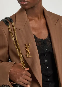 Cassandre stone-embellished brooch