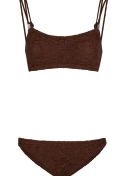 Cassie beaded crinkle bikini